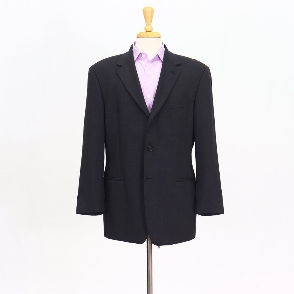 Hugo Boss 42S Gray Blazer Sport Coat Jacket 3-Button Solid Y657